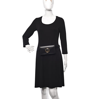 Fendi Vitello Liberty Lucido F is Fendi Envelope Belt Bag Black 3 of 11