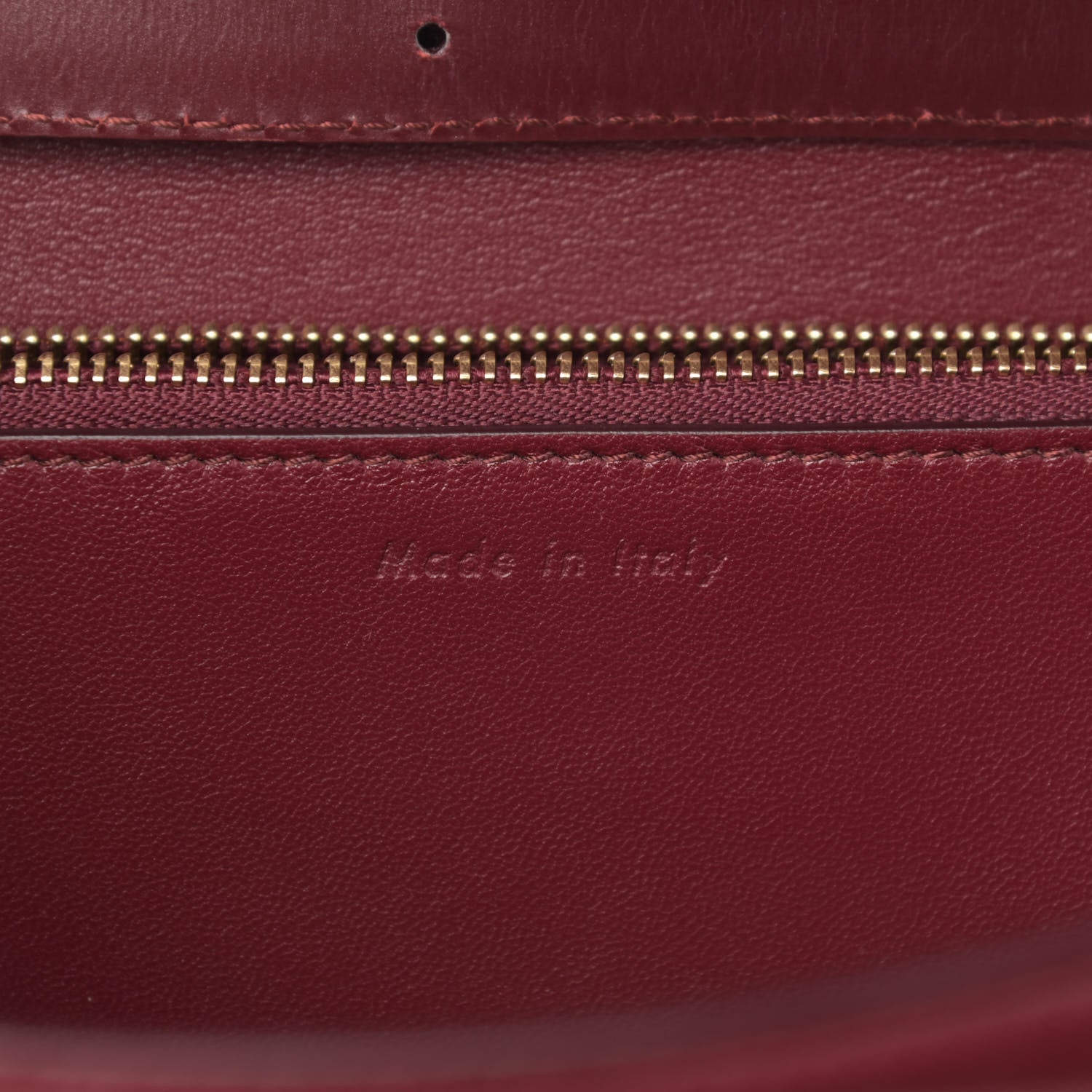 Celine Box Calfskin Medium Classic Box Flap Bag Burgundy 6 of 7