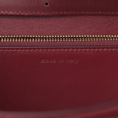 Celine Box Calfskin Medium Classic Box Flap Bag Burgundy 6 of 7