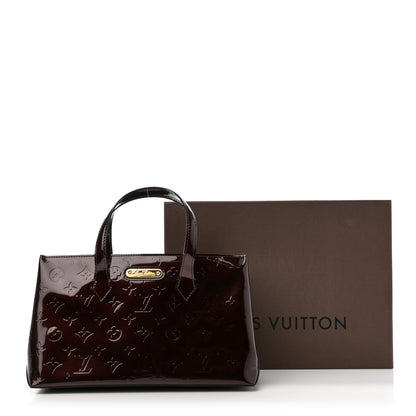 Louis Vuitton Vernis Wilshire PM Amarante 10 of 10