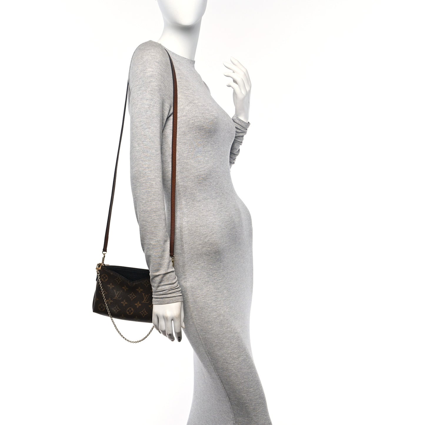 Monogram Pallas Clutch Black