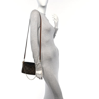 Louis Vuitton Monogram Pallas Clutch Black 3 of 9