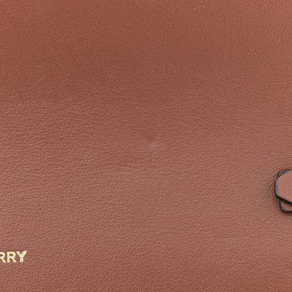 Burberry E-Canvas Icon Stripe Hannah Wallet With Detachable Strap Archive Beige Black 10 of 11