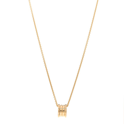 Bulgari 18K Yellow Gold B.Zero1 Pendant Necklace 1 of 4