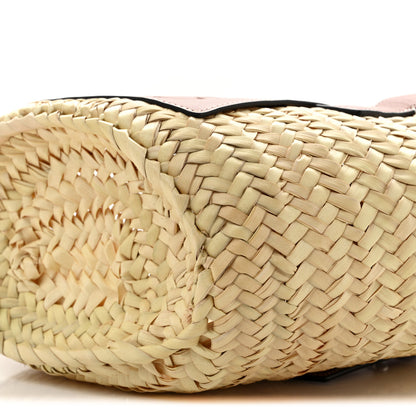 Loewe Raffia Small Basket Tote Bag Natural Tan 9 of 13