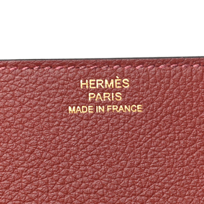 Hermes Evercolor Roulis Slim Wallet Rouge H 7 of 8
