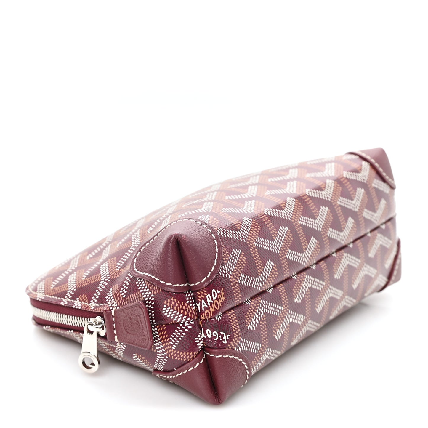 Goyardine Vendome Toiletry Pouch Burgundy
