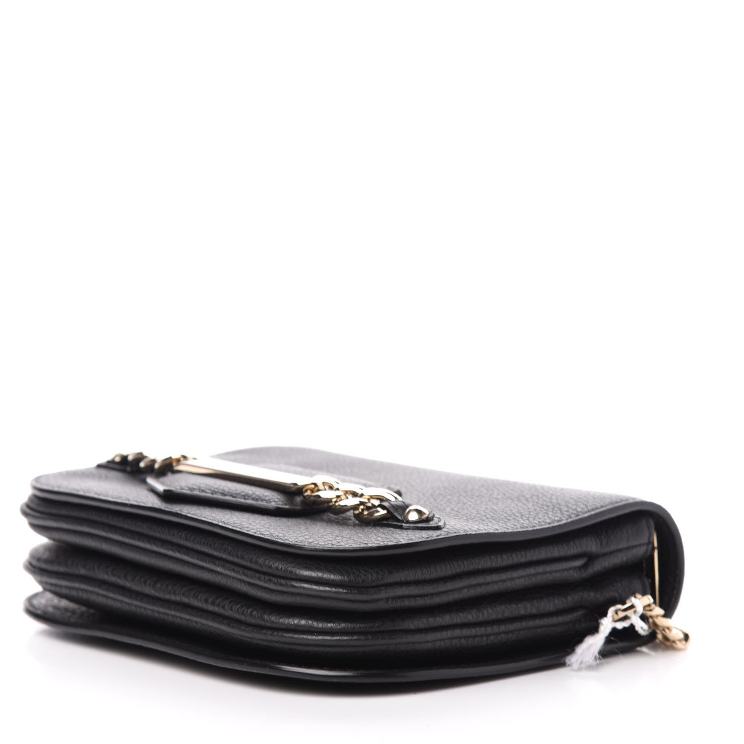 Jimmy Choo Calfskin Shadow Crossbody Bag Black 9 of 10