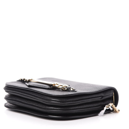 Jimmy Choo Calfskin Shadow Crossbody Bag Black 9 of 10