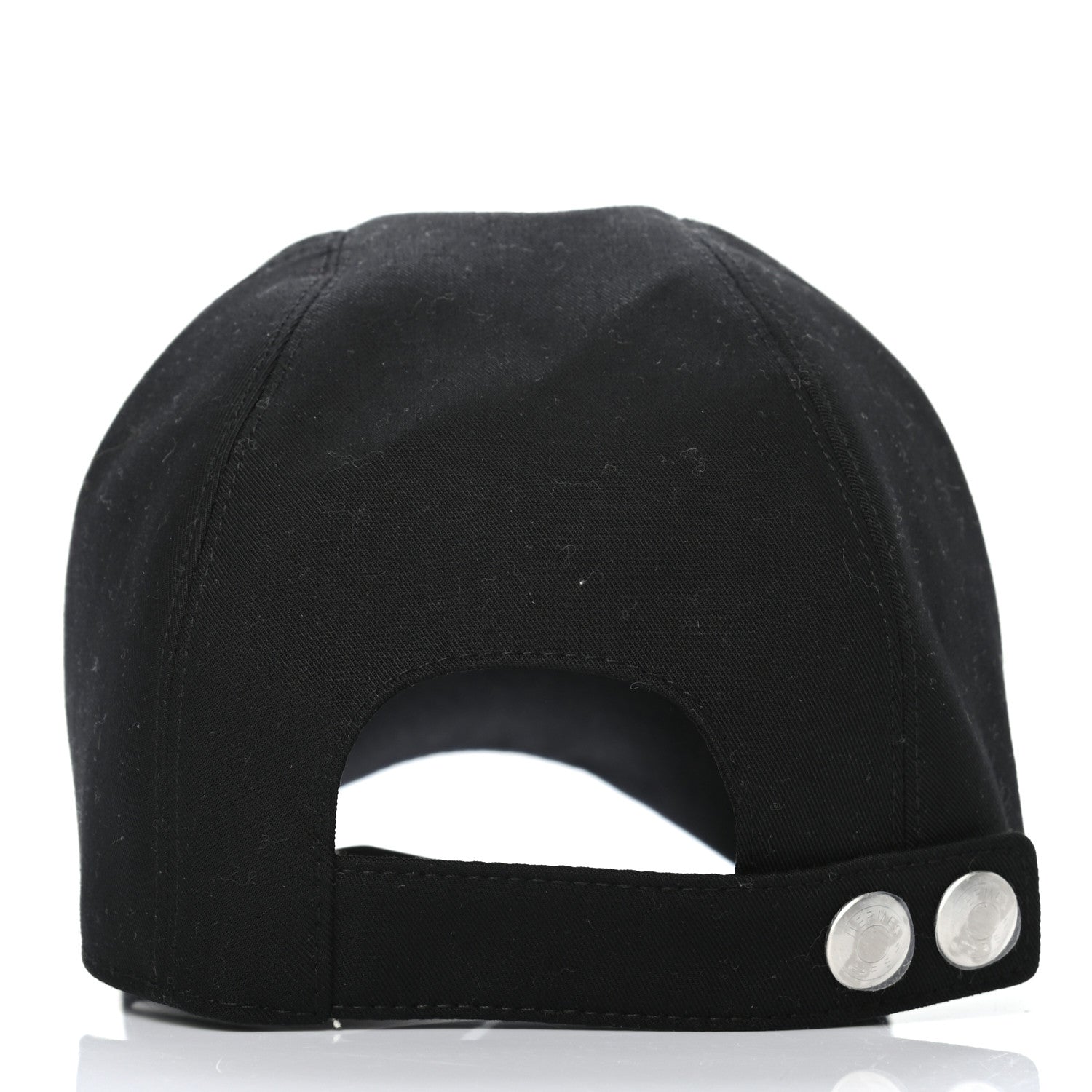 Hermes Cotton Miles H Circle Hat 59 Black 6 of 8