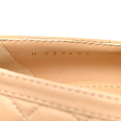 Chanel Lambskin Quilted CC Heart Loafers 37 Beige 37 Beige 9 of 11
