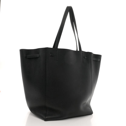 Celine Soft Grained Calfskin Medium Belt Cabas Phantom Black 3 of 11