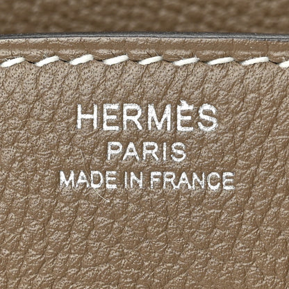 Hermes Taurillon Novillo Birkin 25 Etoupe 6 of 11