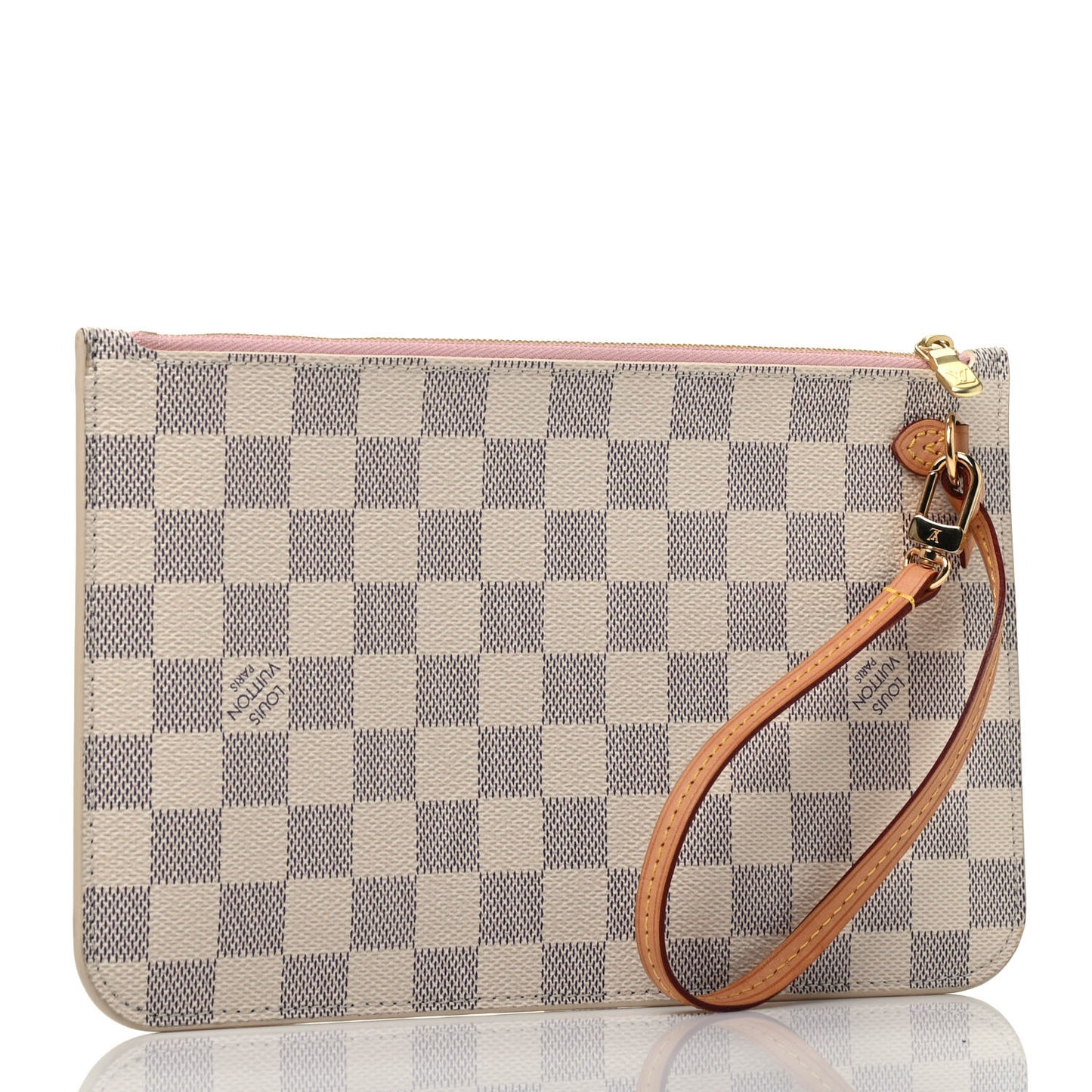 Damier Azur Neverfull MM GM Pochette Rose Ballerine