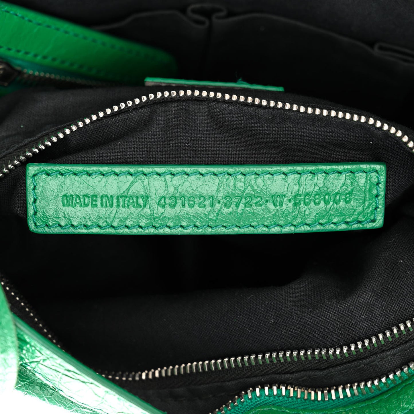 Agneau Classic Silver Hardware S City Magic Green