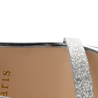 Christian Louboutin Glitter Renee 100 Sandals 38 Silver 11 of 13