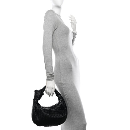 Bottega Veneta Nappa Intrecciato Teen Jodie Hobo Black 2 of 10