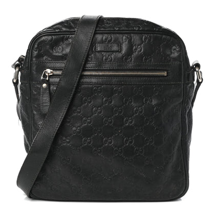Gucci Guccissima Medium Messenger Black 1 of 10