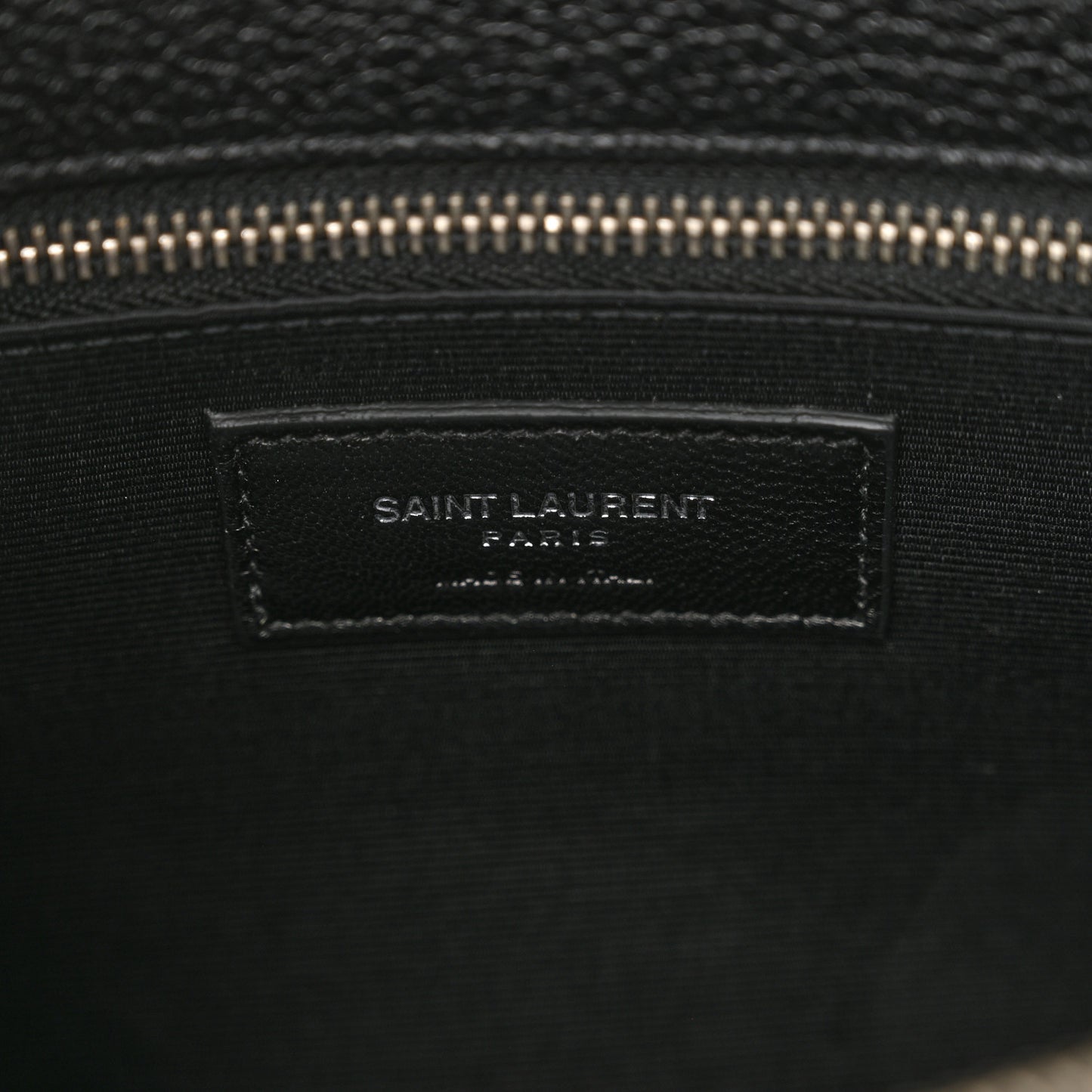 Grained Calfskin Small Sac De Jour Black