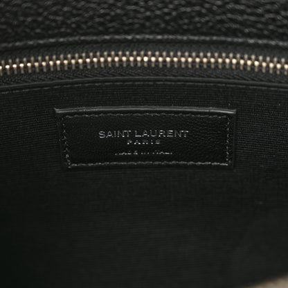 Saint Laurent Grained Calfskin Small Sac De Jour Black 7 of 12