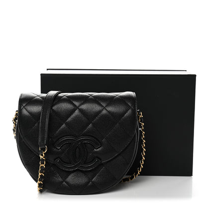 Chanel Caviar Quilted Small Messenger Flap Black 12 of 12