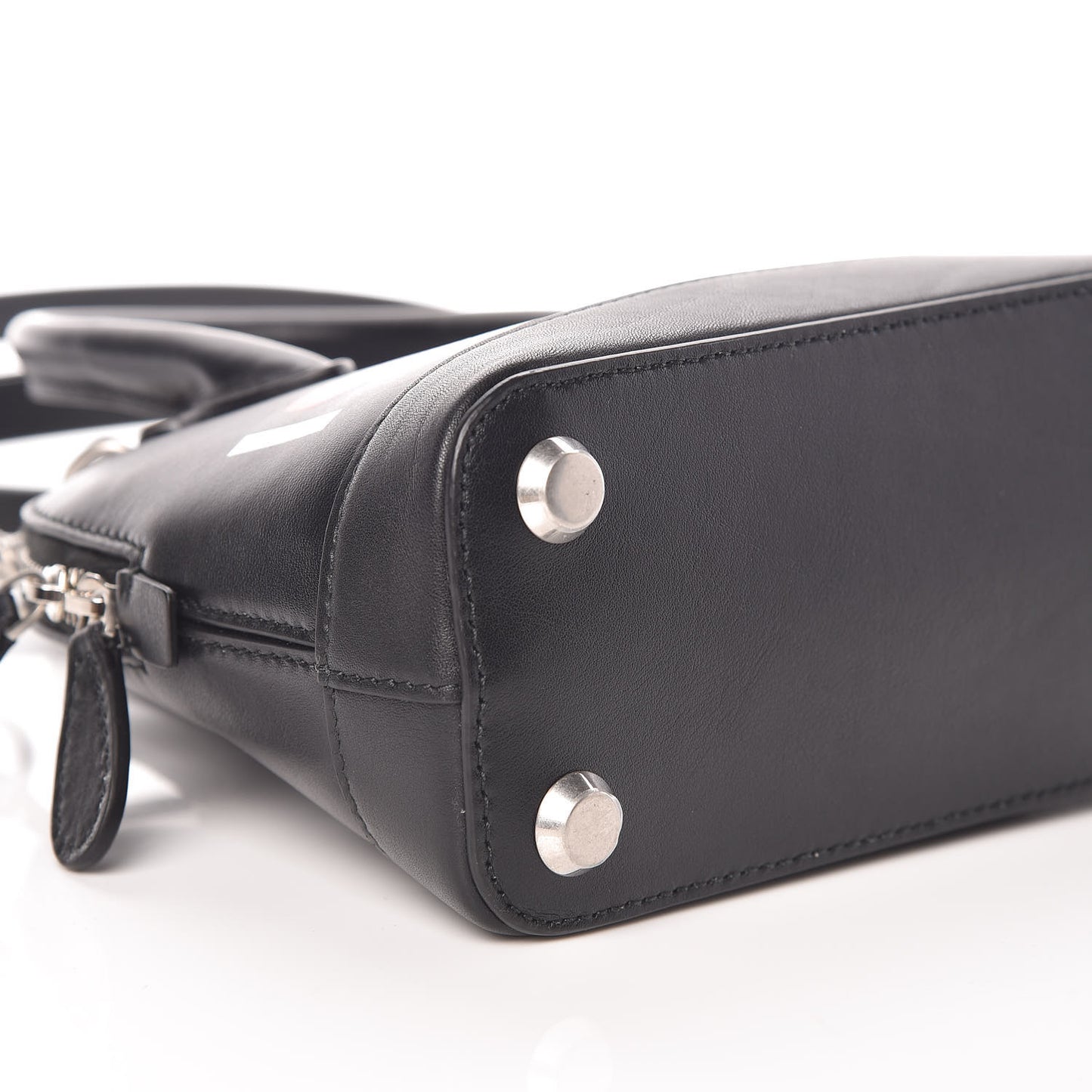 Calfskin I Love Techno XXS Ville Top Handle Bag Black Multicolor