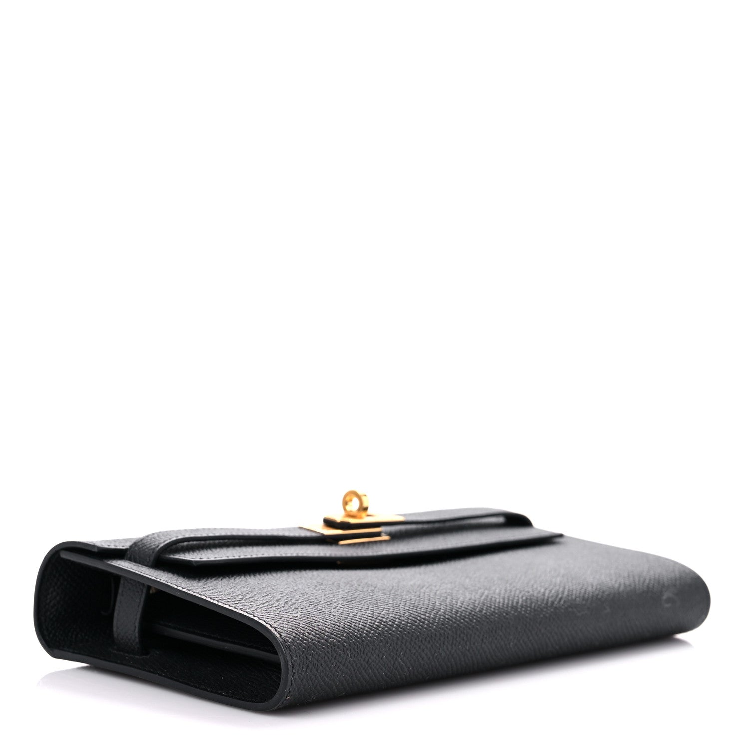 Hermes Epsom Kelly Wallet To Go Black 4 of 9