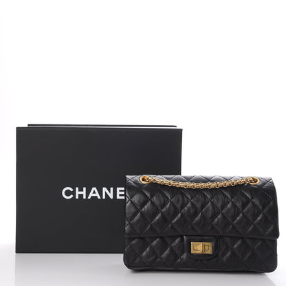 Chanel Aged Calfskin Quilted 2.55 Reissue 225 Flap Black 8 of 8