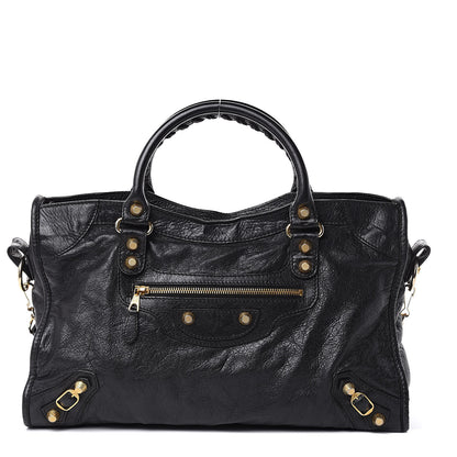 Balenciaga Agneau Giant 12 Gold Hardware City Black 1 of 12