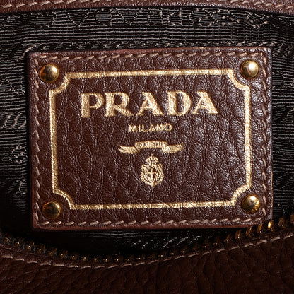 Prada Vitello Daino Hobo Bruciato 6 of 9