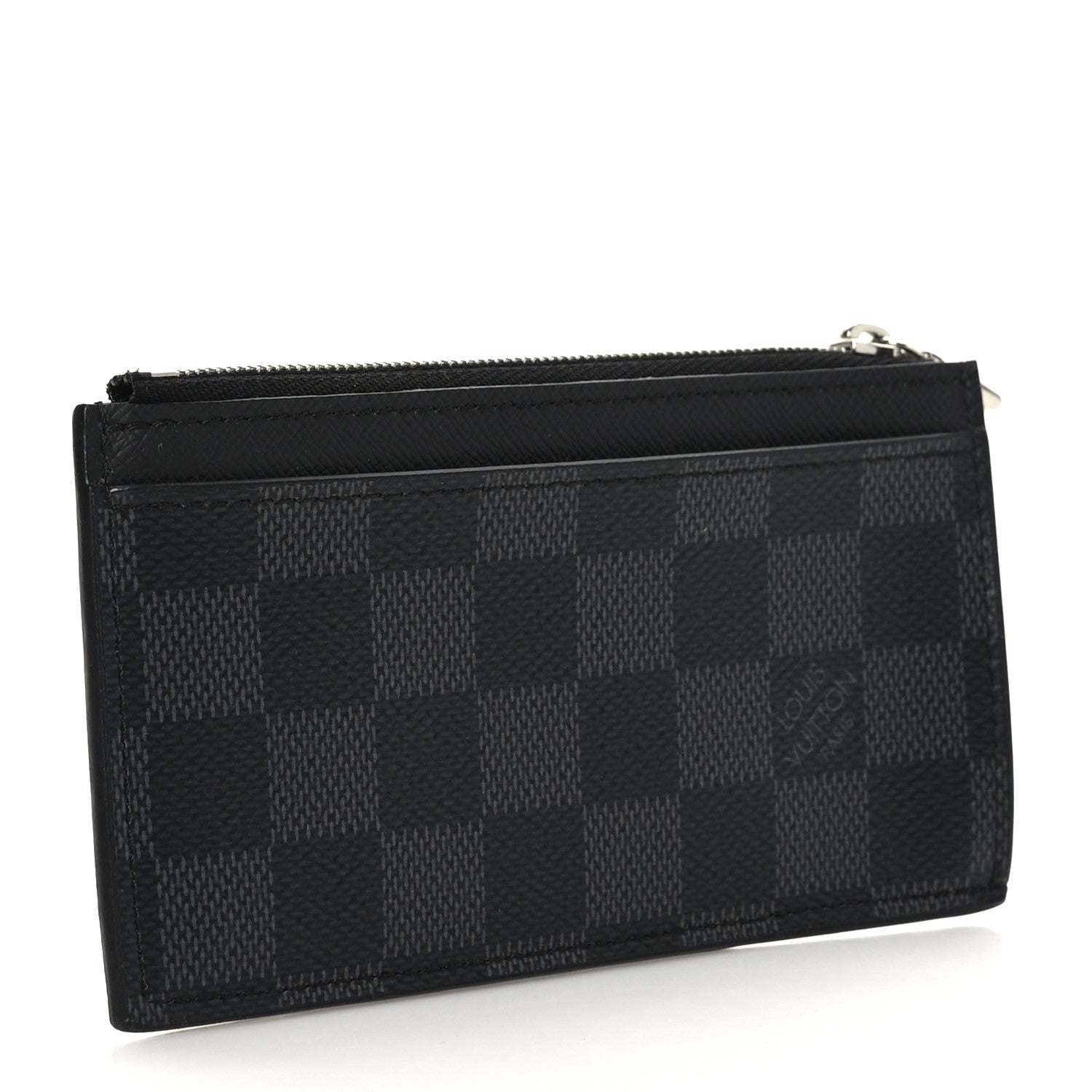 Louis Vuitton Damier Graphite Taiga Coin Card Holder 3 of 6