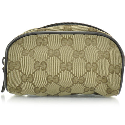Gucci Monogram Small Cosmetic Case Ebony 1 of 8