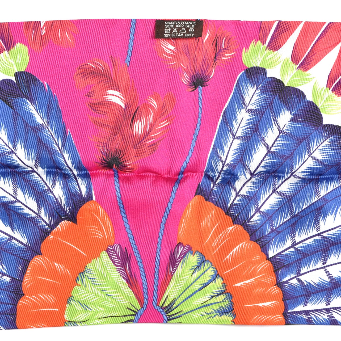 Silk Brazil Maxi Twilly Fuchsia