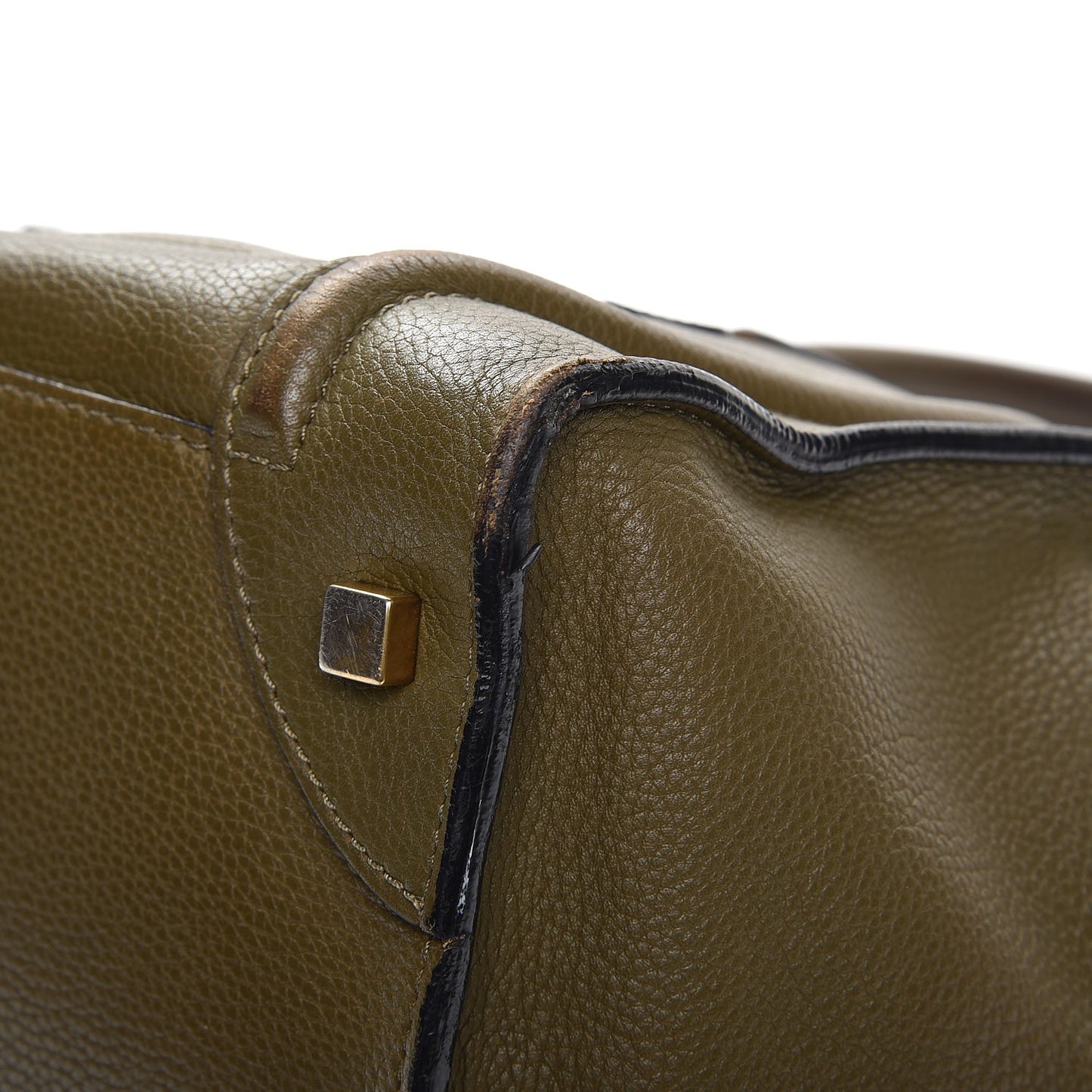 Drummed Calfskin Mini Luggage Jungle
