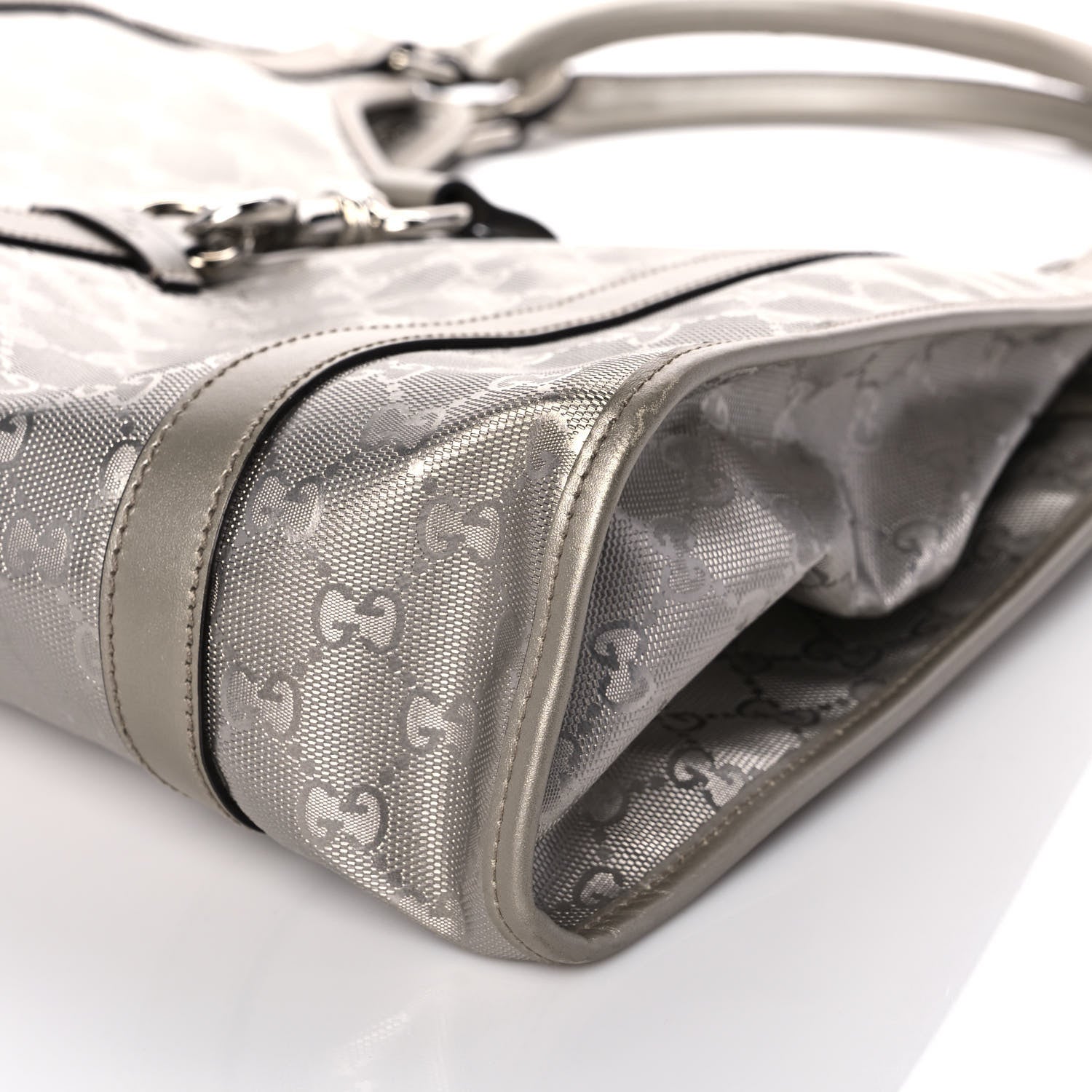 Gucci Imprime Monogram Medium Joy Shoulder Bag Silver 12 of 12