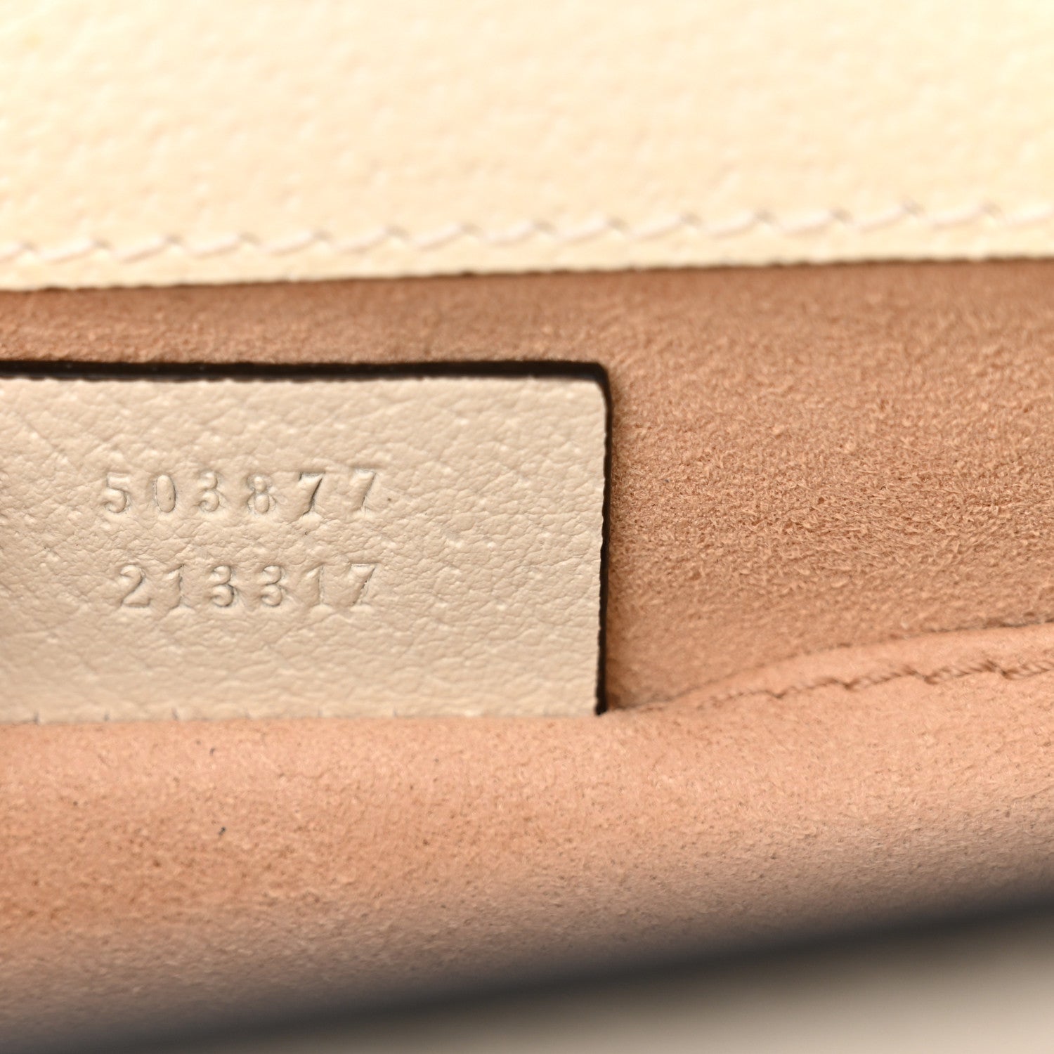 Gucci Suede Calfskin GG Web Small Ophidia Chain Shoulder Bag Burro New Mystic White 7 of 10