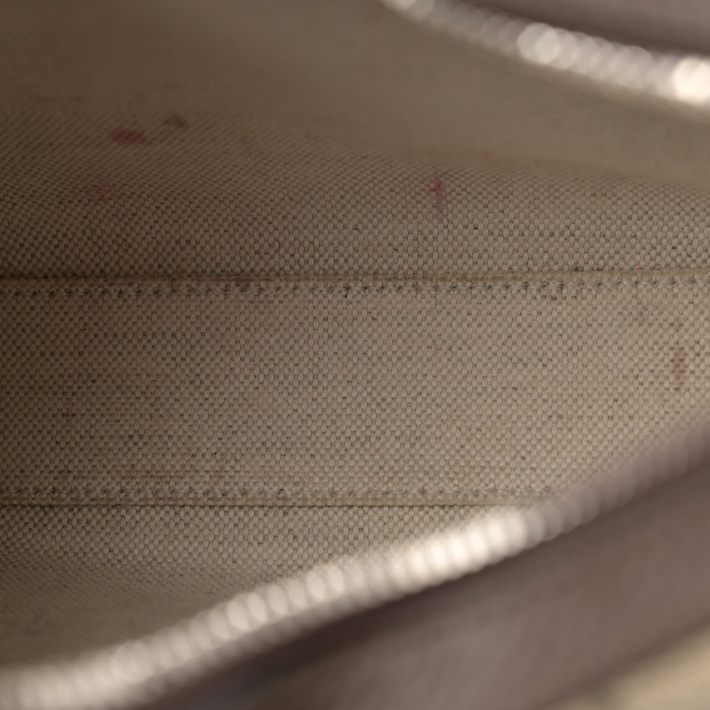 GG Supreme Monogram Textured Calfskin Web Small Attache Shoulder Bag Beige Ebony New Acero