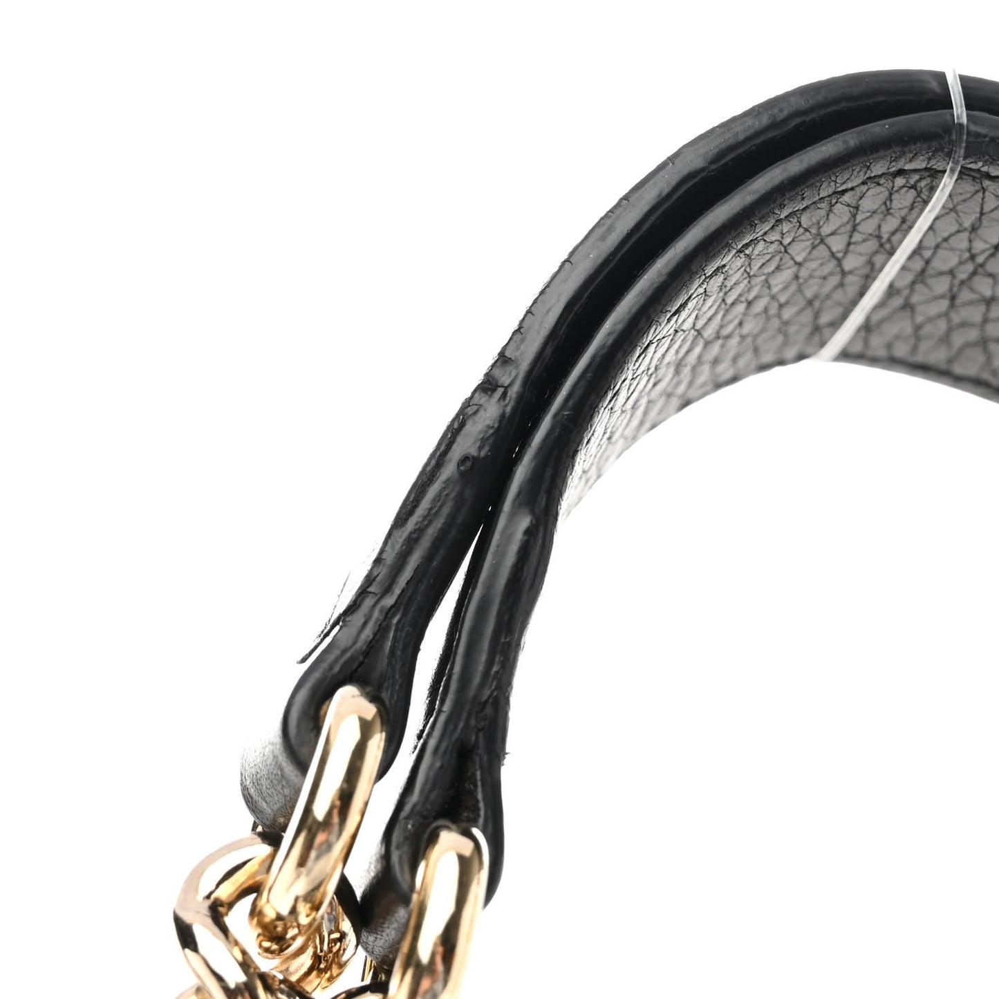 Pebbled Calfskin Medium Soho Chain Shoulder Bag Black