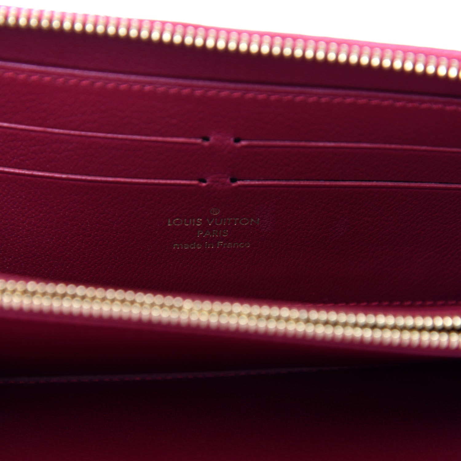 Louis Vuitton Ostrich Zippy Wallet Magenta 6 of 8