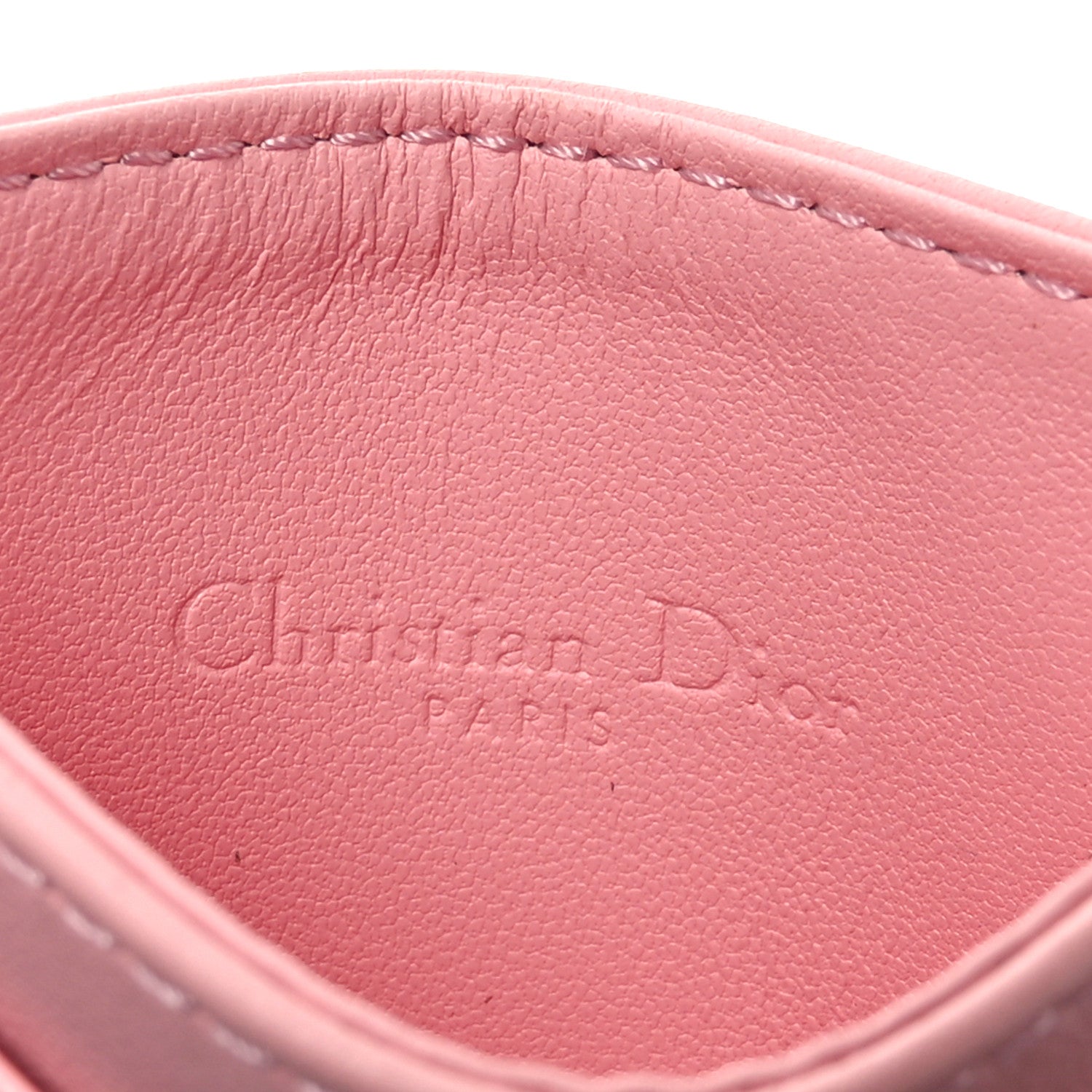 Christian Dior Lambskin Cannage Lady Dior Card Holder Melacoton 6 of 7