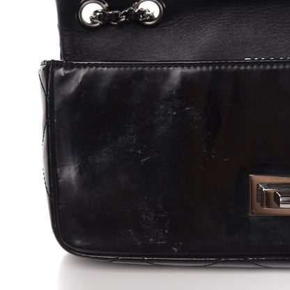 Chanel Patent Quilted Mademoiselle East West Flap Black 11 of 13