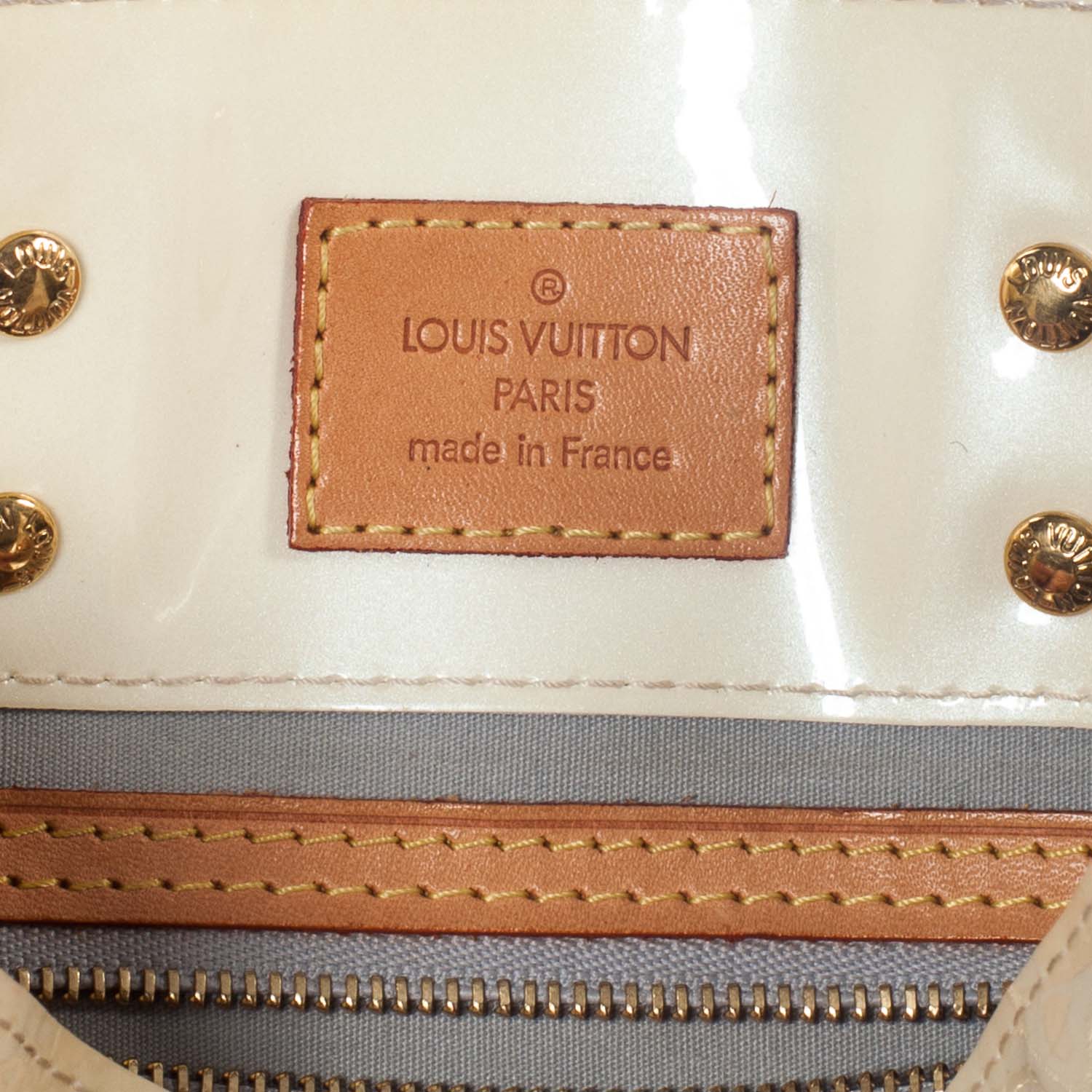Louis Vuitton Vernis Reade PM Perle 7 of 9