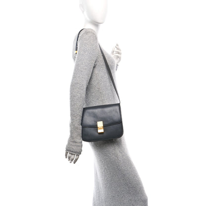 Celine Box Calfskin Medium Classic Box Flap Bag Anthracite 2 of 14
