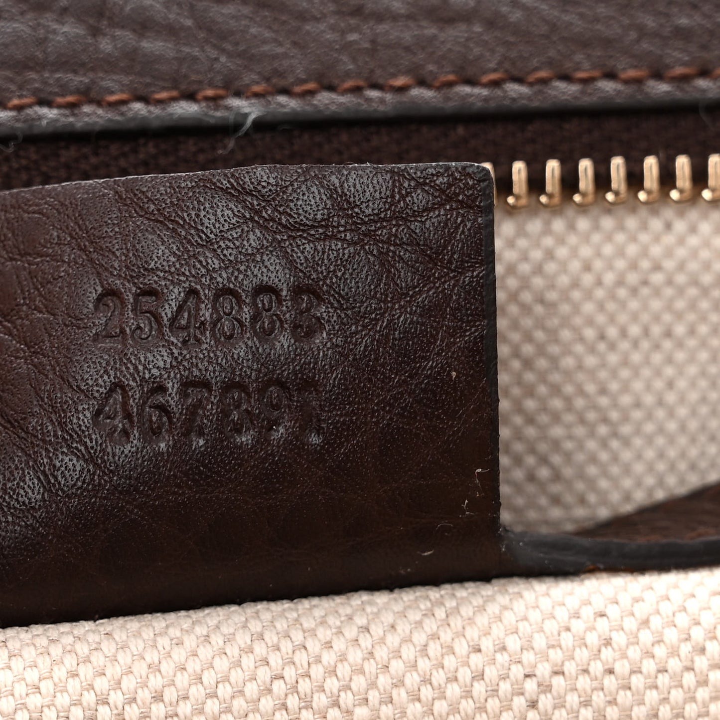 Monogram Large New Bamboo Top Handle Bag Brown