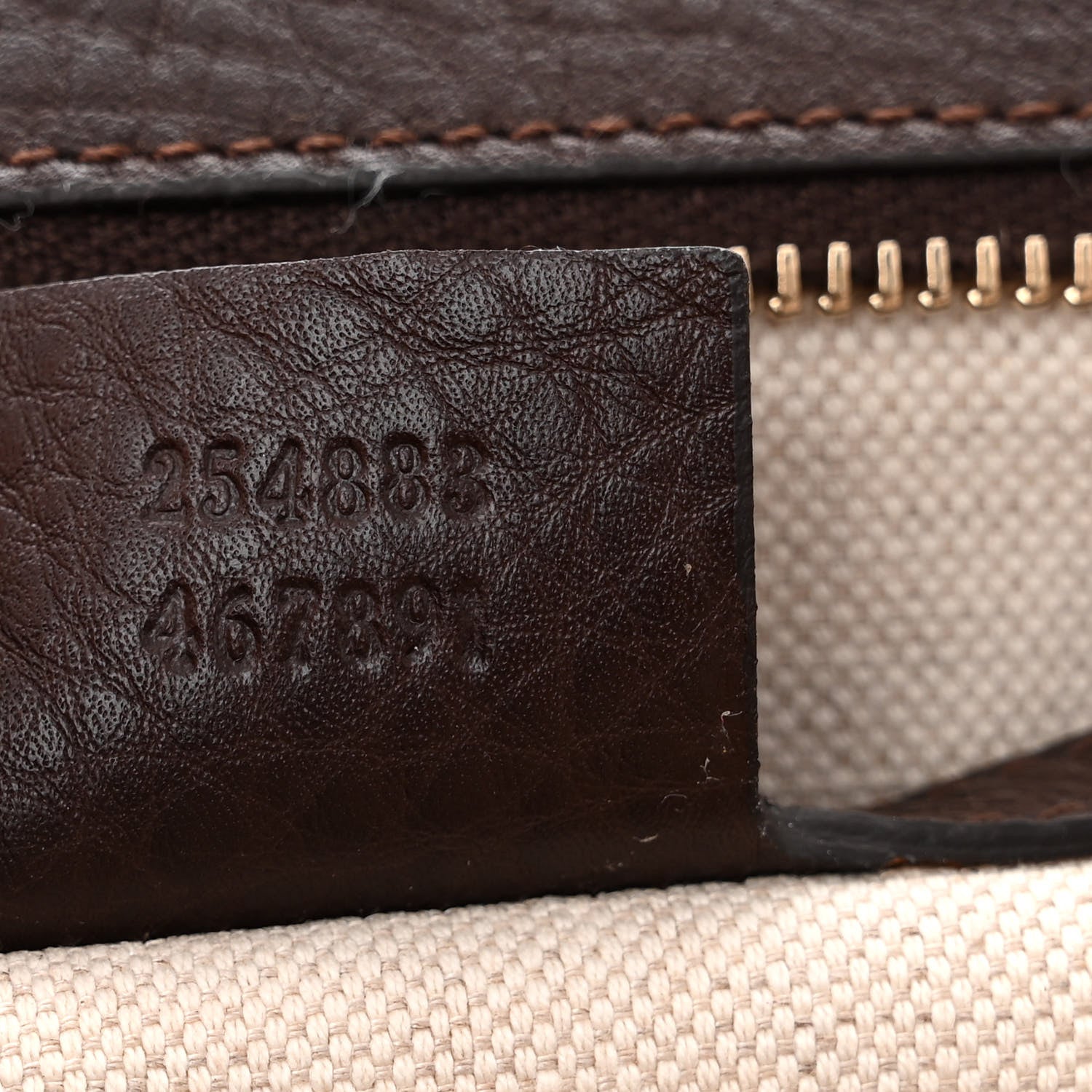 Gucci Monogram Large New Bamboo Top Handle Bag Brown 7 of 10