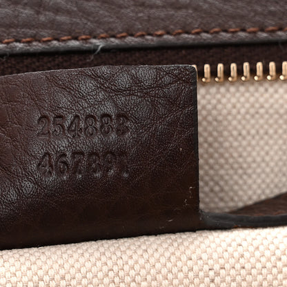 Gucci Monogram Large New Bamboo Top Handle Bag Brown 7 of 10