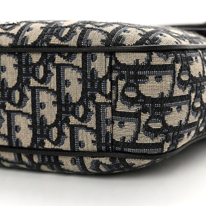 Christian Dior Grained Calfskin Oblique Mini Saddle Messenger Black 10 of 12