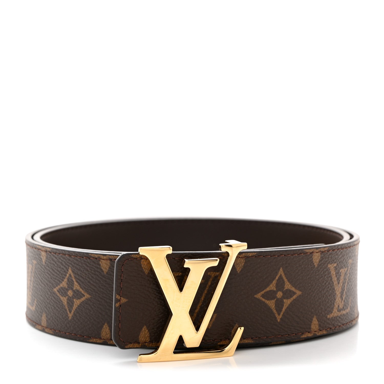 Louis Vuitton Monogram 40mm LV Initiales Belt 90 36 1 of 8