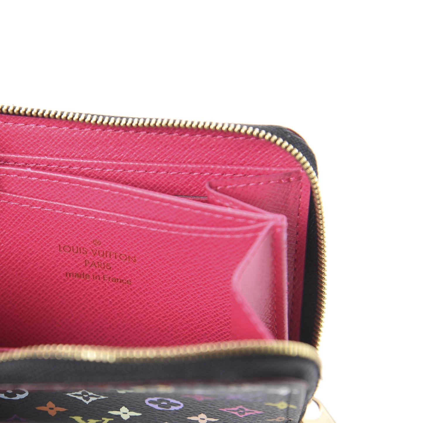 Monogram Multicolor Zippy Coin Purse Black Grenade