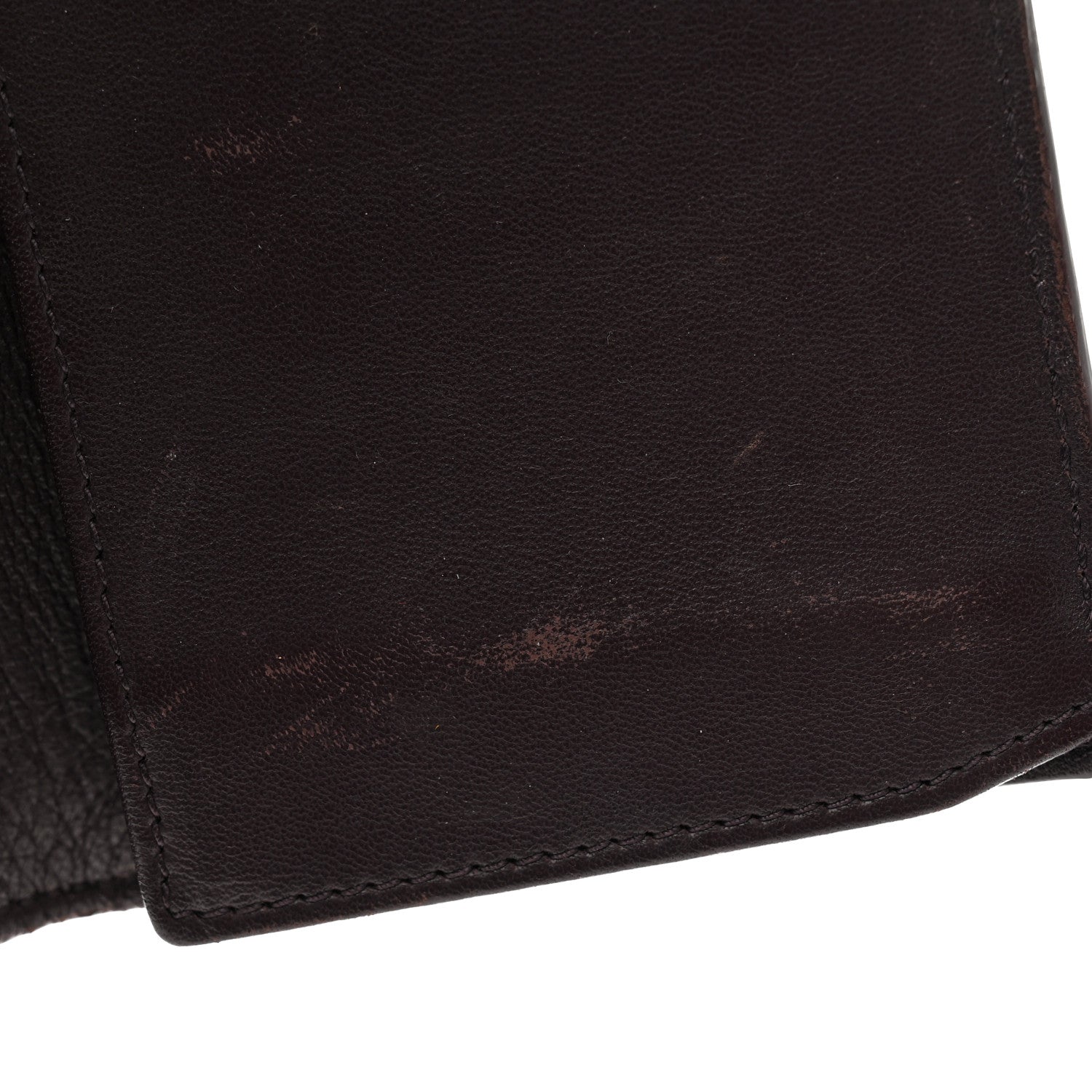 Alexander McQueen Pebbled Calfskin Skull Continental Wallet Burgundy 9 of 9